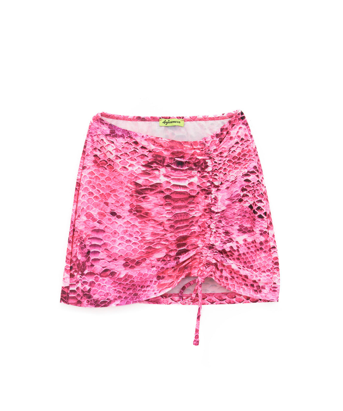 4GIVENESS Copricostume Gonna Fantasia Rainbow Boa Fucsia per Bambine