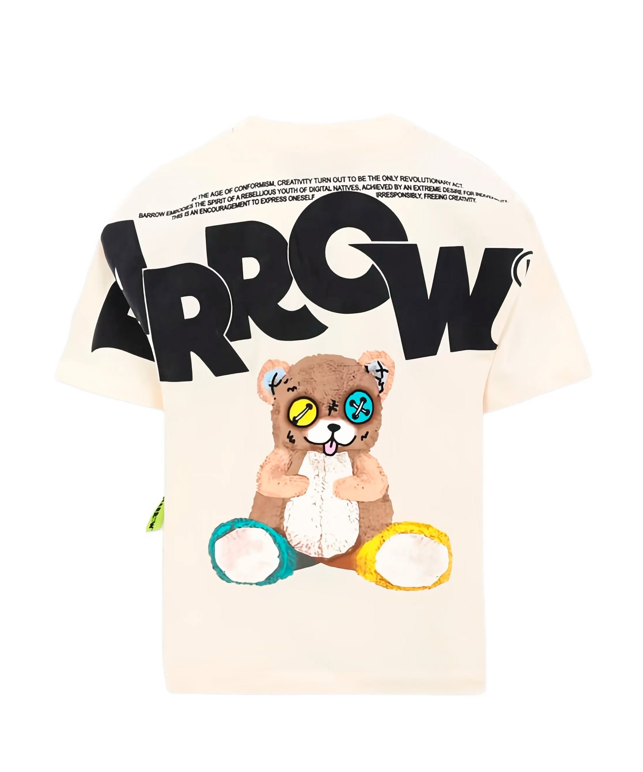 Barrow Kids T-Shirt Girocollo Stampa Retro per Bambini