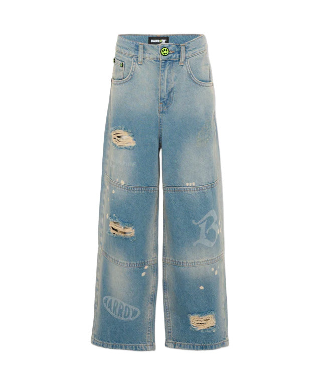 Barrow Kids Jeans con Logo per Bambine