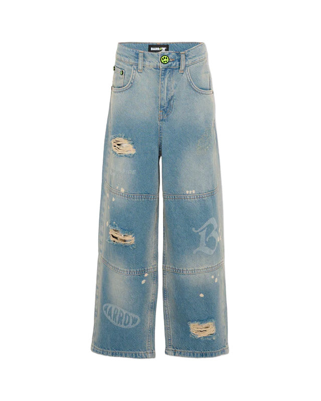 Barrow Kids Jeans con Logo per Bambine