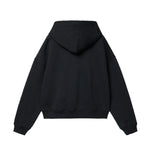 Calvin Klein Kids Felpa Nera con Cappuccio e Stampa Logo a Contrasto per Bambini