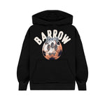 Barrow Kids Felpa Nera  con Capuccio con Stampa per Bambini
