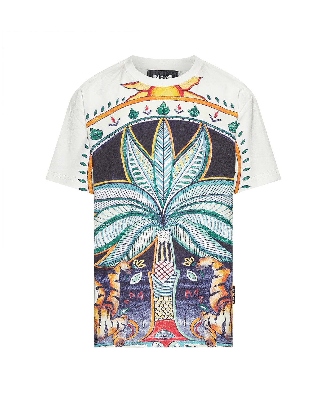 Just Cavalli Kids T-Shirt Multicolor con Stampa per Bambini