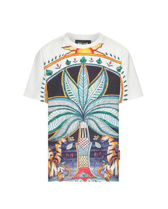 Just Cavalli Kids T-Shirt Multicolor con Stampa per Bambini