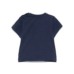 Moschino Kids T-shirt Blu Navy con Stampa Toy per Neonati