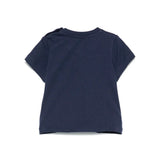 Moschino Kids T-shirt Blu Navy con Stampa Toy per Neonati