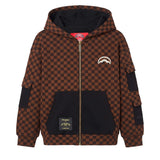 Sprayground Kids Felpa con Zip con Tasche e Logo per Bambini