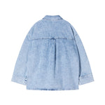 Patrizia Pepe Kids Camicia di Jeans per Bambine