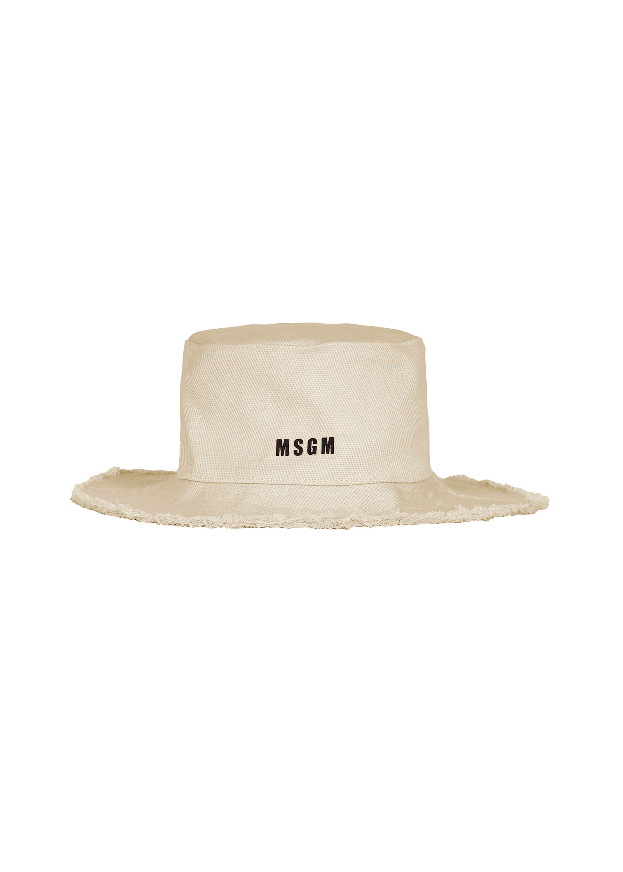 MSGM Kids Cappello Bucket Crema per Bambine