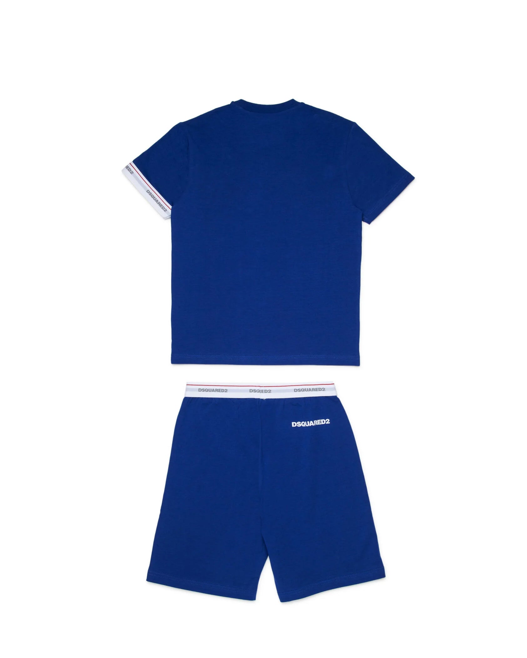 Dsquared2 Kids Completo Maglia/short di Tuta con Dettaglio a Contrasto Logo per Bambini