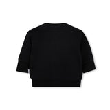 Boss Kids Cardigan Nero con Scollo a V