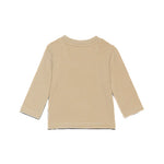 Calvin Klein Kids T-Shirt Maniche Lunghe Beige per Neonati (retro)