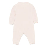 Elisabetta Franchi La Mia Bambina Tutina Rosa con Logo per Neonate