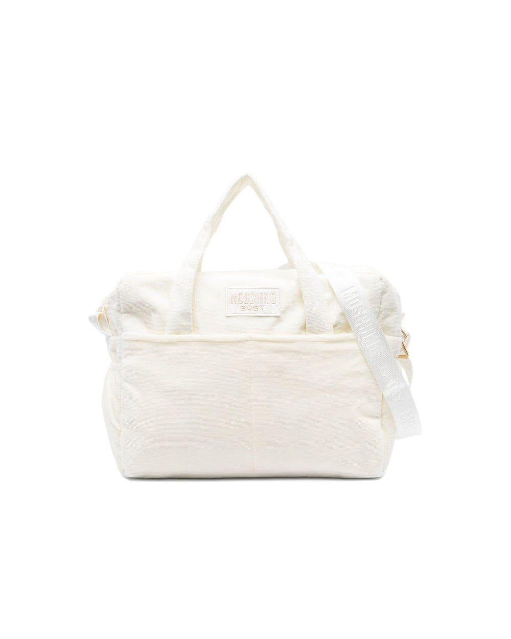 Moschino Kids Borsa Mamma Panna con Fasciatoio