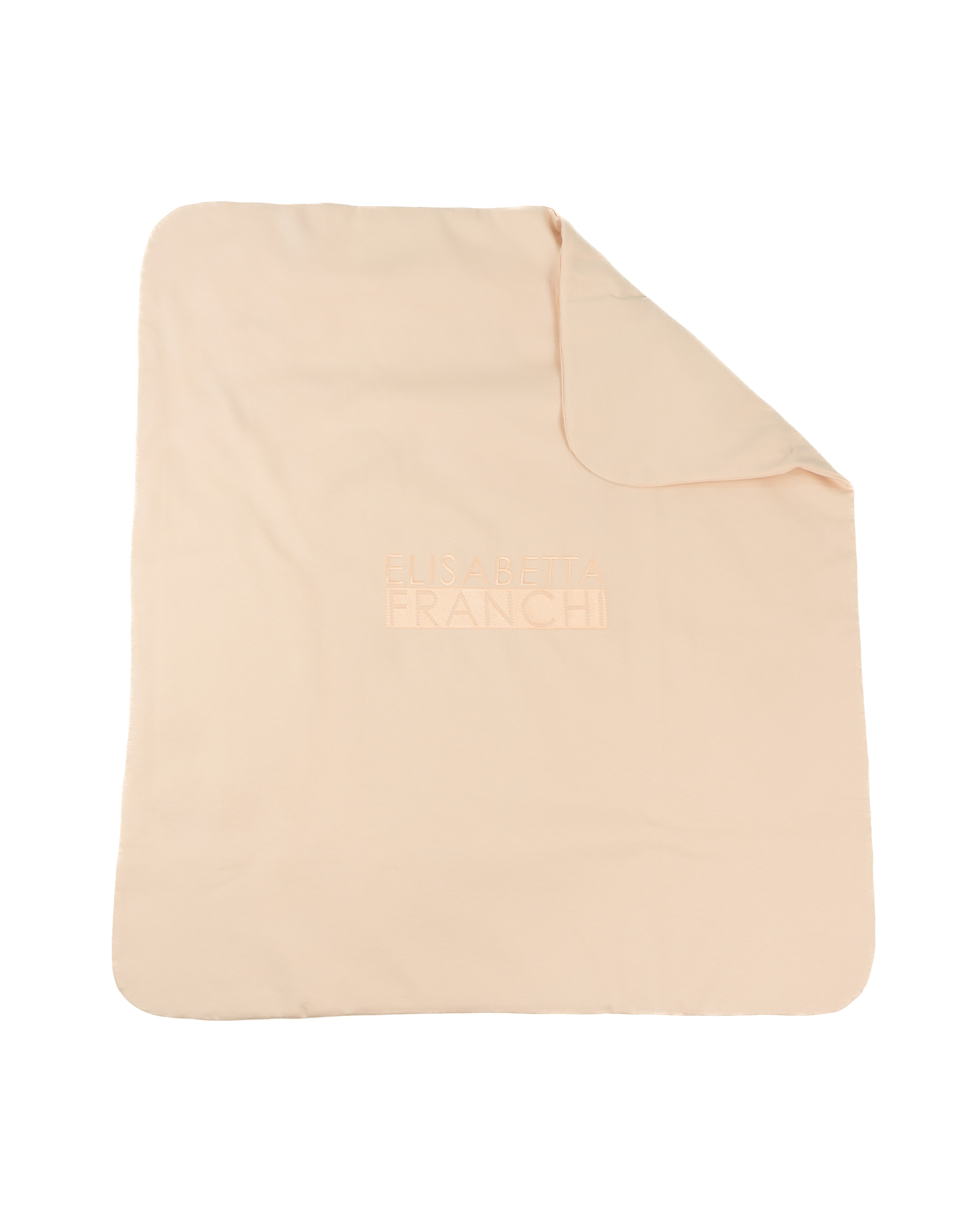 Elisabetta Franchi La Mia Bambina Kit Tutina + Coperta e Cappello Rosa per Neonate