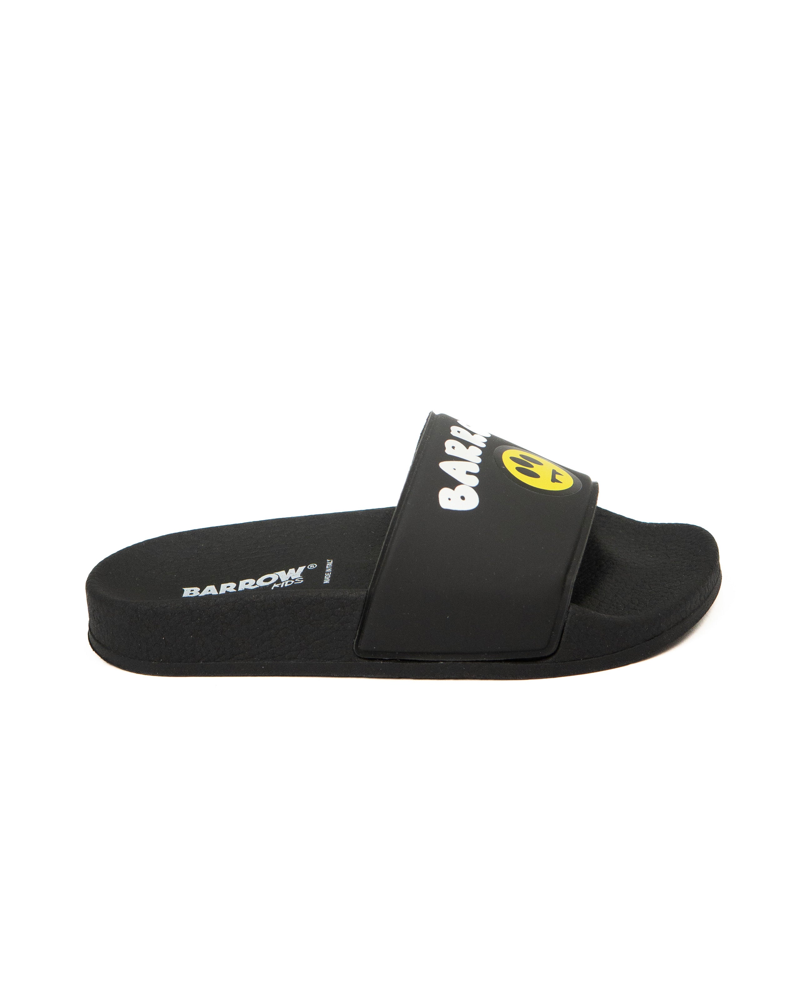Barrow Kids Ciabatta Nero con Logo per Bambini