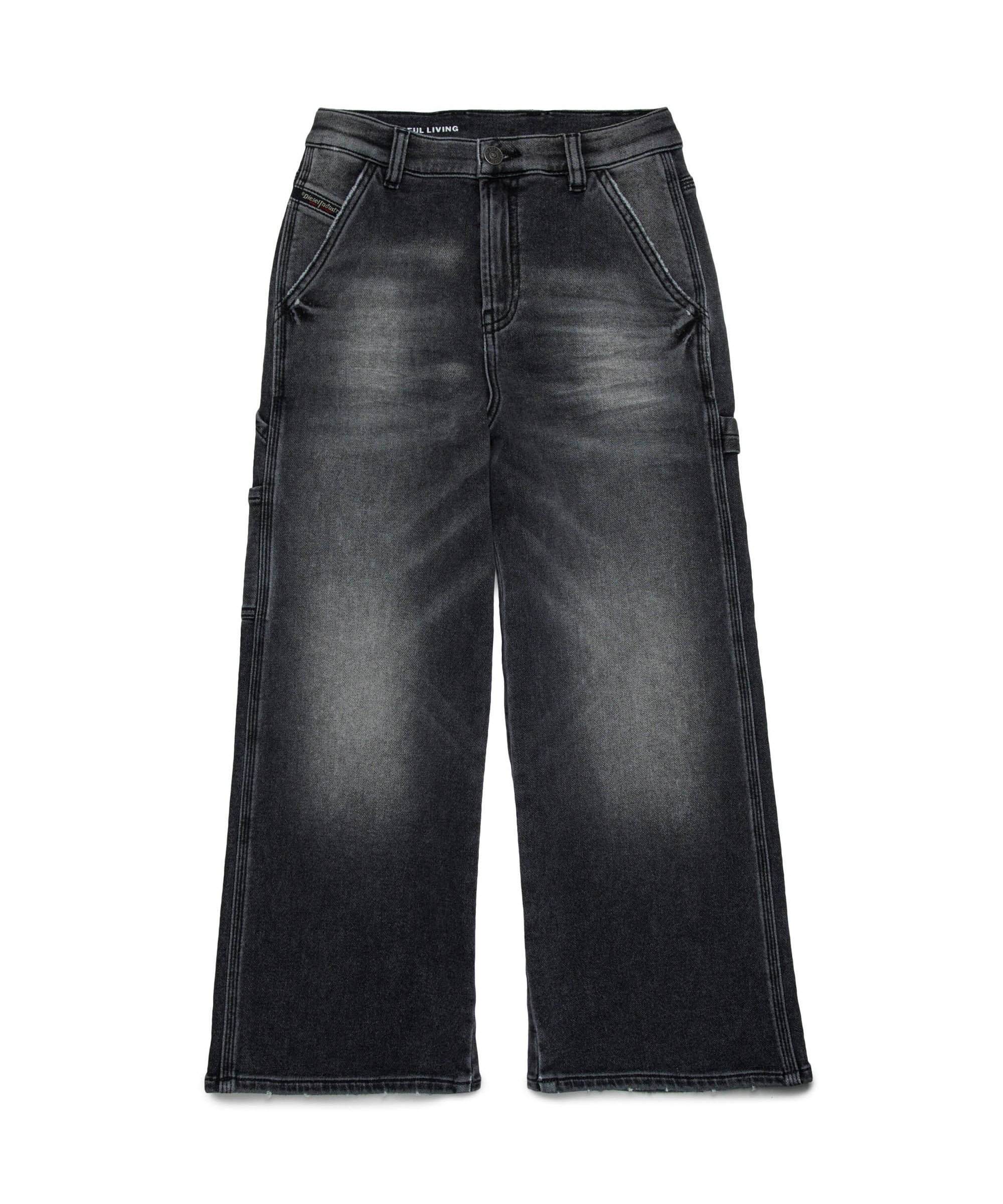 Diesel Kids JoggJeans® Nero Relaxed D-Argjx Work per Bambini