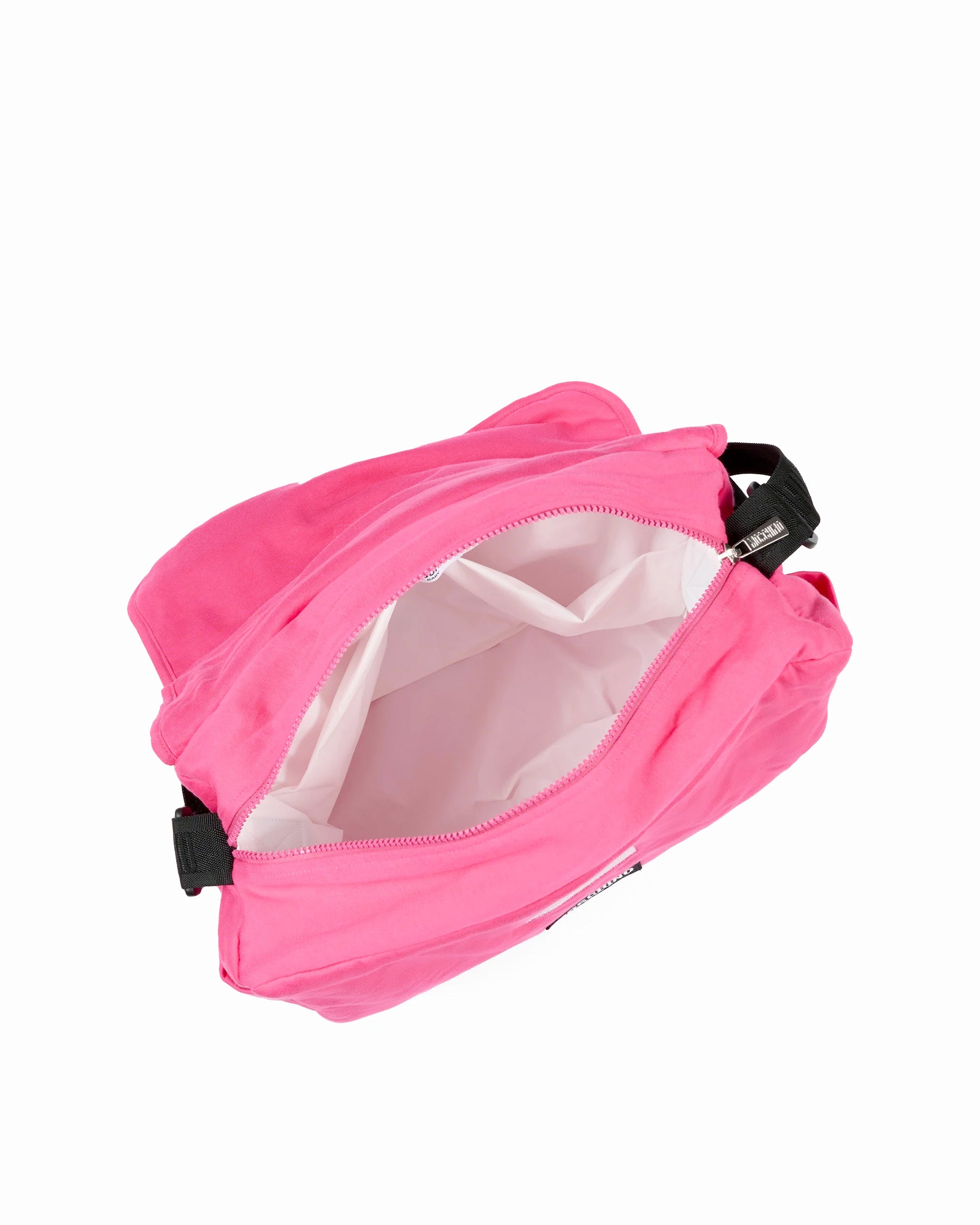 Moschino Kids Borsa Mamma Fucsia con Stampa Teddy Bear e Logo per Neonate