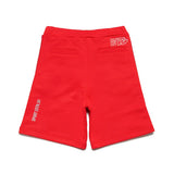 Dsquared2 Kids Red Bermuda Shorts with Logo Band for Kids