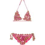Effek Costume Bikini Fantasia Rosa per Bambine
