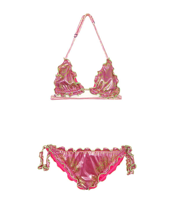 Effek Costume Bikini Fantasia Rosa per Bambine