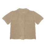I'M Brian Kids Polo Camicia Traforata Panna per Bambini