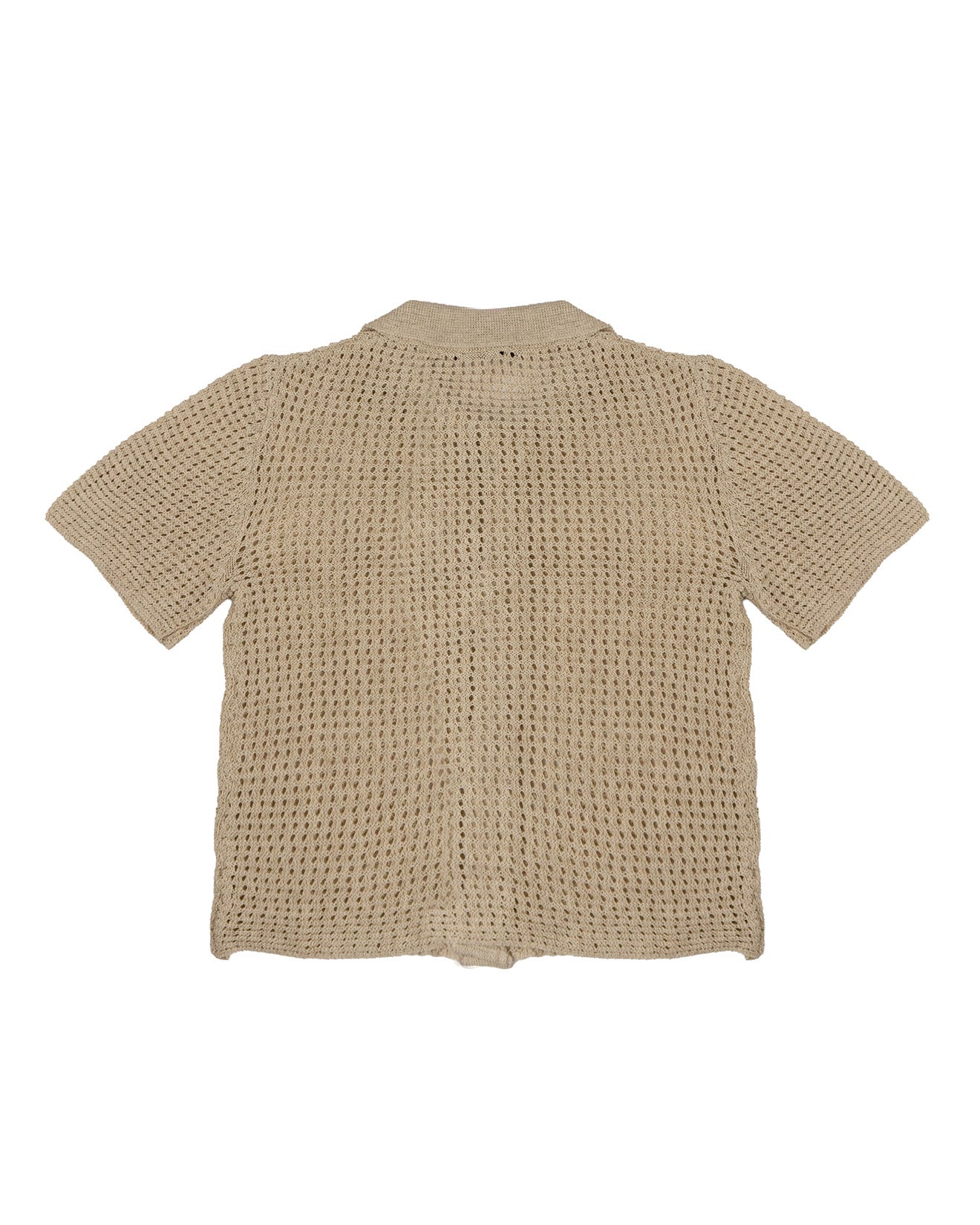 I'M Brian Kids Polo Camicia Traforata Panna per Bambini