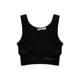 Hinnominate Kids Top Nero con Logo per Bambine