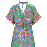 4giveness Kids Caftano Fantasia Denim Mexicana per Bambine