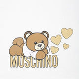 Moschino Kids Coperta Panna con Teddy Bear per Neonate (dettaglio)