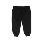 Moschino Kids Pantaloni in Tuta Neri con Teddy Bear per Neonati (retro)