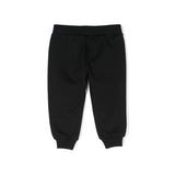 Moschino Kids Pantaloni in Tuta Neri con Teddy Bear per Neonati (retro)