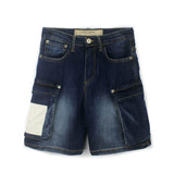 Yes London Kids Patch Denim Bermuda Shorts