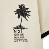 N°21 Kids Palms Print Champagne T-Shirt for Kids