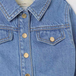 Elisabetta Franchi La Mia Bambina Giubbino Denim per Neonate