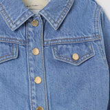 Elisabetta Franchi La Mia Bambina Giubbino Denim per Neonate