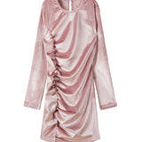 Patrizia Pepe Kids Abito Rosa Glitter per Bambine