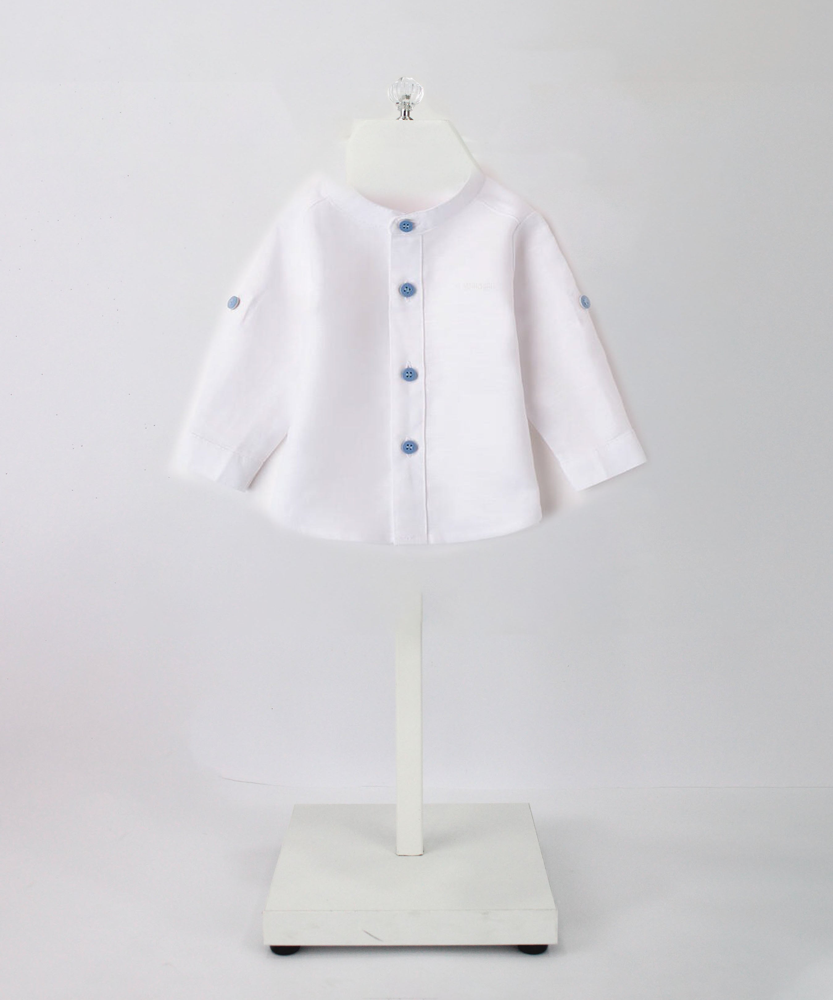 Minibanda Camicia Bianca per Neonati