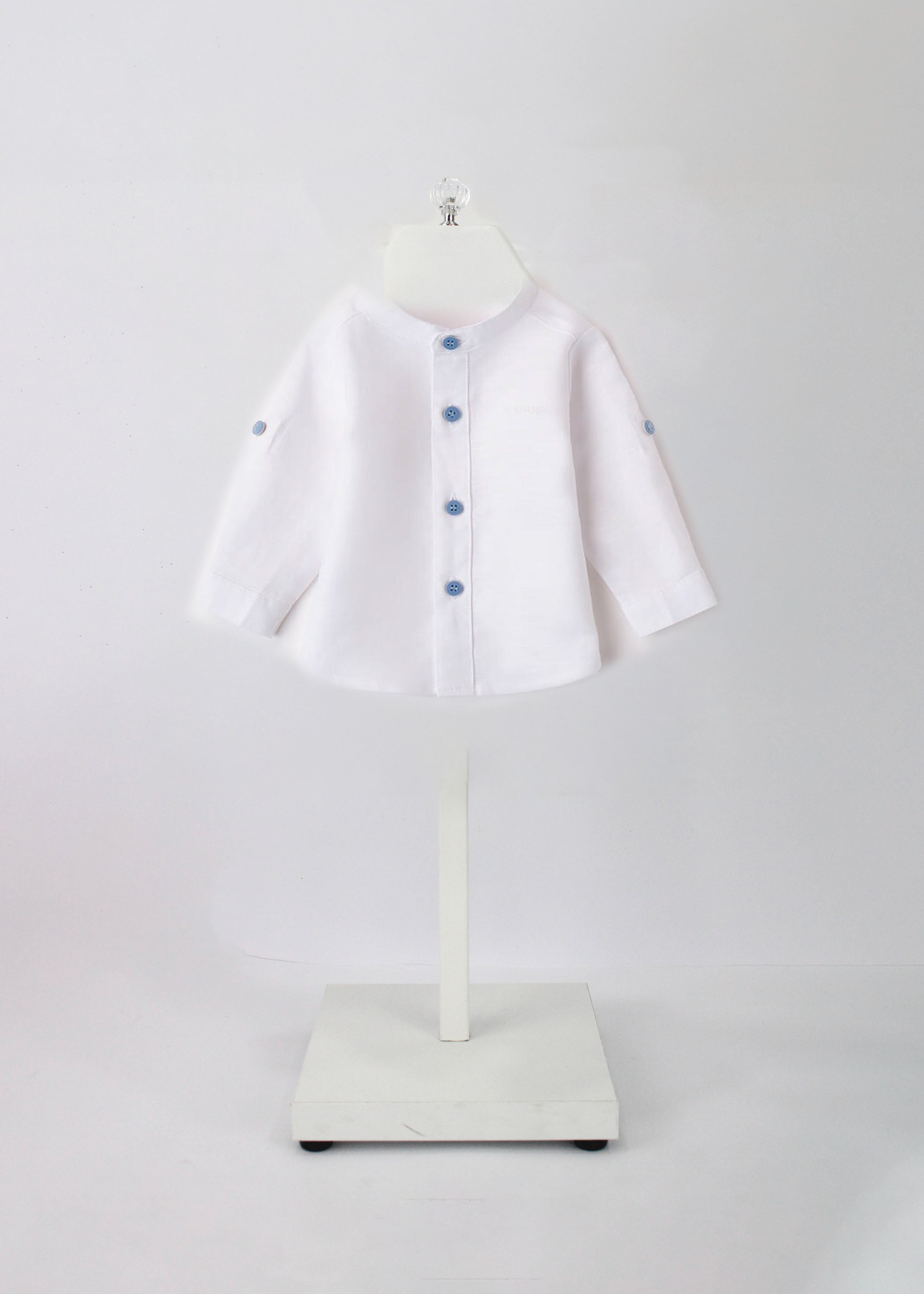 Minibanda Camicia Bianca per Neonati