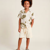 I'M Brian Kids Camicia con Stampa Botanica per Bambini
