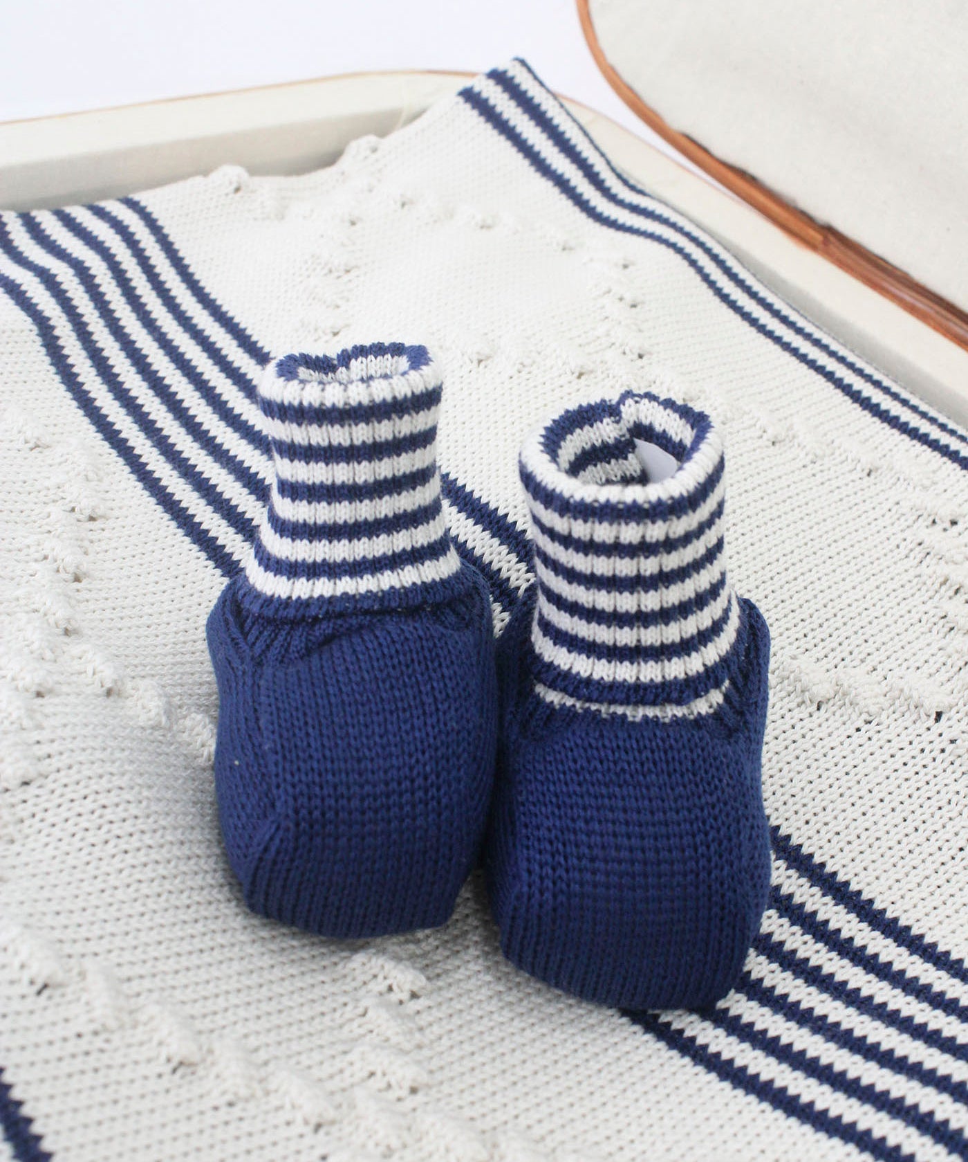 Marlù Scarpine Blu per Neonati