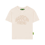 Barrow Kids T-shirt Crema con Stampa BARROW FRIEND per Bambini (fronte)