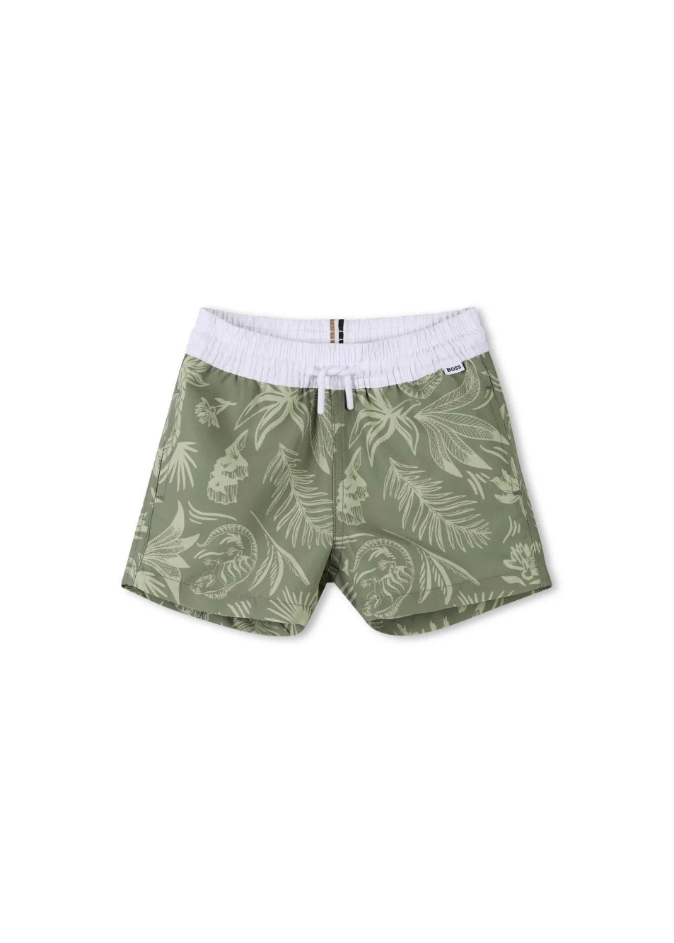 Boss Kids Costume Boxer Verde per Neonati