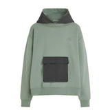 Calvin Klein Kids Felpa Verde con Cappuccio per Bambini 