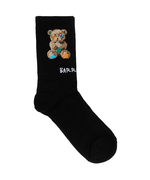 Barrow Kids Calzini Nero Fantasia Teddy per Bambine