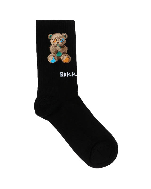 Barrow Kids Calzini Nero Fantasia Teddy per Bambine