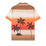 Barrow Kids Camicia Sabbia con Stampa Sunset per Bambini (retro)