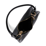 MSGM Kids Borsa Nero in Pelle con Tracolla per Bambine