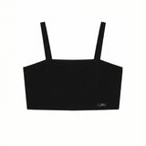 Elisabetta Franchi La Mia Bambina Top Nero per Bambine