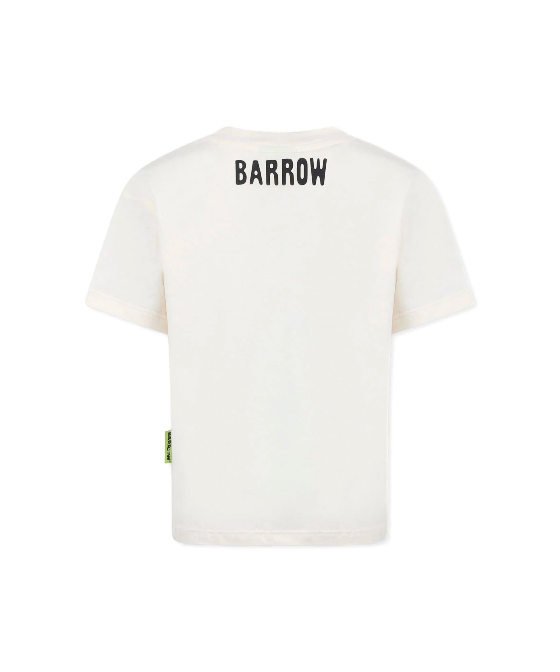 Barrow Kids T-shirt Crema con Stampa Smiles per Bambini (retro)